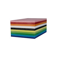 No Brand Kartong A6 mix 180g 25 arkx10 färger