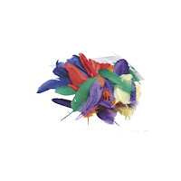 Playbox Fjädrar 150mm blandade färger 120/fp