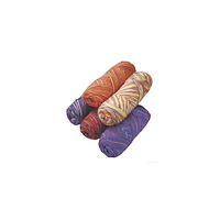 No Brand Regnbågsgarn 5 färger