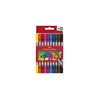 FABER-CASTELL Fiberpenna Dubbelspets Etui 10/fp