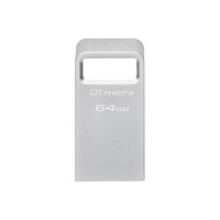 Kingston Technology Kingston Technology DataTraveler Micro USB-sticka 64 GB USB Type-A 3.2 Gen 1 (3.1 Gen 1) Silver