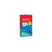 Berol Fiberpenna BEROL Broad svart 12/fp