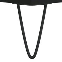 vidaXL Badrumsskåp svart 30x30x100 cm konstruerat trä