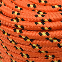 vidaXL Båtlina orange 14 mm 50 m polypropylen