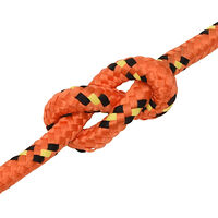 vidaXL Båtlina orange 14 mm 50 m polypropylen
