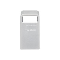 Kingston Technology Kingston Technology DataTraveler Micro USB-sticka 128 GB USB Type-A 3.2 Gen 1 (3.1 Gen 1) Silver