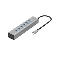 i-tec i-tec C31HUBMETAL703 gränssnittshubbar USB 3.2 Gen 1 (3.1 Gen 1) Type-C 5000 Mbit/s Grå
