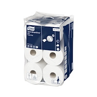 TORK Toiletpapir Tork T9 Advanced SmartOne® Mini 2-lag hvid
