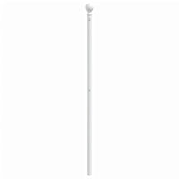 vidaXL Huvudgavel metall vit 180 cm