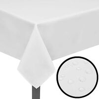 vidaXL 5 Bordsdukar Vit 170 x 130 cm