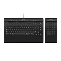 3Dconnexion 3Dconnexion Keyboard Pro with Numpad tangentbord USB + RF Wireless + Bluetooth QWERTY Nordic Svart