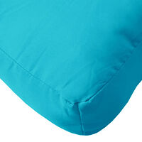 vidaXL Dynor till pallsoffa 3 st turkos Oxford-tyg