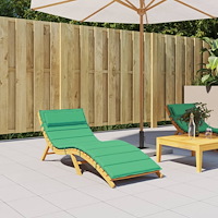 vidaXL Dyna till solsäng grön 180x60x4 cm oxfordtyg