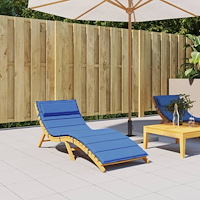vidaXL Dyna till solsäng kungsblå 180x60x4 cm oxfordtyg