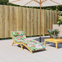 vidaXL Dyna till solsäng flerfärgad 180x60x4 cm oxfordtyg