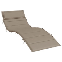 vidaXL Dyna till solsäng taupe 180x60x4 cm oxfordtyg