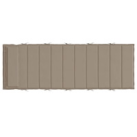 vidaXL Dyna till solsäng taupe 180x60x4 cm oxfordtyg