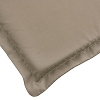 vidaXL Dyna till solsäng taupe 180x60x4 cm oxfordtyg