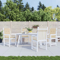 vidaXL Stolsdynor 4 st beige 100x50x3 cm oxfordtyg