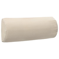 vidaXL Nackstöd till solstol gräddvit 40x7,5x15 cm textilene