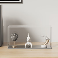 vidaXL Akryllåda transparent 24x12x11 cm