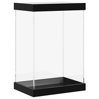 vidaXL Akryllåda transparent 17x12x25 cm