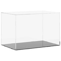 vidaXL Akryllåda transparent 56x36x37 cm