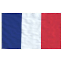 vidaXL Frankrikes flagga 90x150 cm