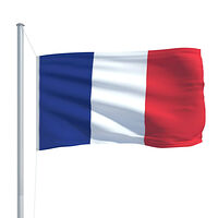 vidaXL Frankrikes flagga 90x150 cm