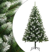 vidaXL Plastgran med snö gångjärn 210 cm