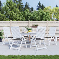 vidaXL Stolsdynor 6 st antracit 50x50x4 cm oxfordtyg