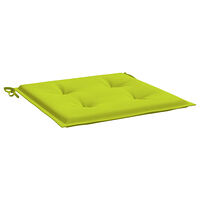 vidaXL Stolsdynor 6 st ljusgrön 50x50x3 cm oxfordtyg