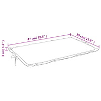 vidaXL Solsängsdyna röd 186x58x4 cm oxfordtyg