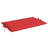 vidaXL Solsängsdyna röd 186x58x4 cm oxfordtyg