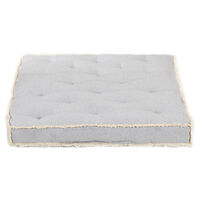 vidaXL Dyna till pallsoffa grå 120x80x10 cm