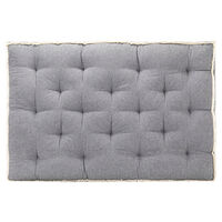 vidaXL Dyna till pallsoffa antracit 120x80x10 cm