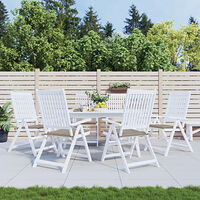 vidaXL Stolsdynor 6 st taupe 40x40x4 cm oxfordtyg