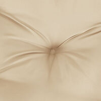 vidaXL Stolsdynor 6 st beige 40x40x7 cm oxfordtyg