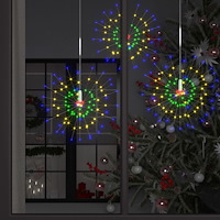 vidaXL Utomhusbelysning fyrverkerier flerfärgad 20cm 140 LED
