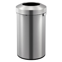 Eko EKO Soptunna öppen topp Urban 90 L matt silver