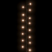 vidaXL Kompakt ljusslinga med 1000 LED kompakt varmvit 25 m PVC