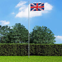 vidaXL Storbritanniens flagga 90x150 cm