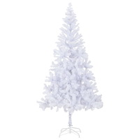 vidaXL Plastgran med stålfot 210 cm 910 grenar