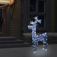 vidaXL Ren juldekoration 90 LED 60x16x100 cm akryl