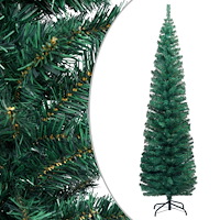 vidaXL Smal plastgran med fot grön 180 cm PVC