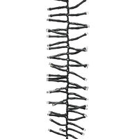 vidaXL Ljusslinga med 400 LED cluster kallvit 7,4 m PVC
