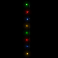 vidaXL Ljusslinga med 300 LED flerfärgad 30 m PVC