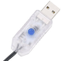 vidaXL Ljusslinga med 300 LED flerfärgad 30 m PVC