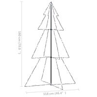 vidaXL Ljuskon för julgran 240 LED inne/ute 118x180 cm