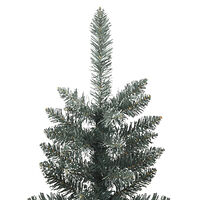 vidaXL Smal plastgran med fot grön 180 cm PVC